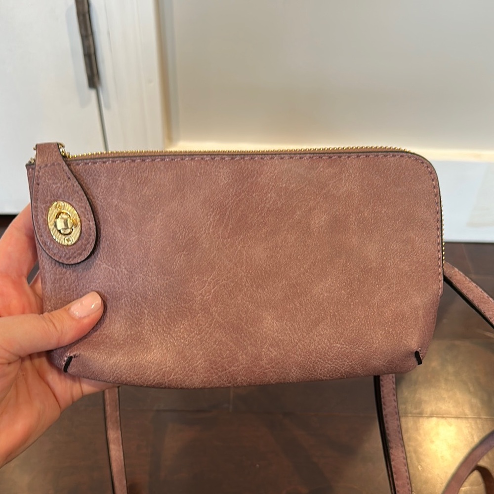 Elegant Mauve Crossbody Bag